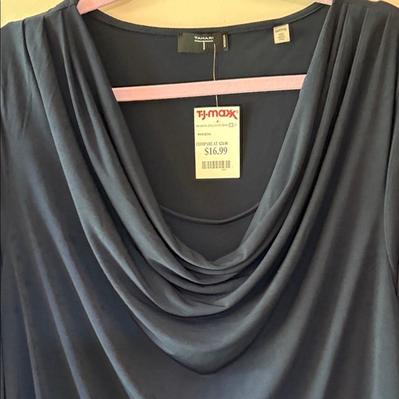 NWT Tahari Midnight Blue Women's Top Size 3X - Picture 6 of 7